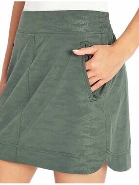 Orvis Olive Green Camo Skort with Zip Pockets